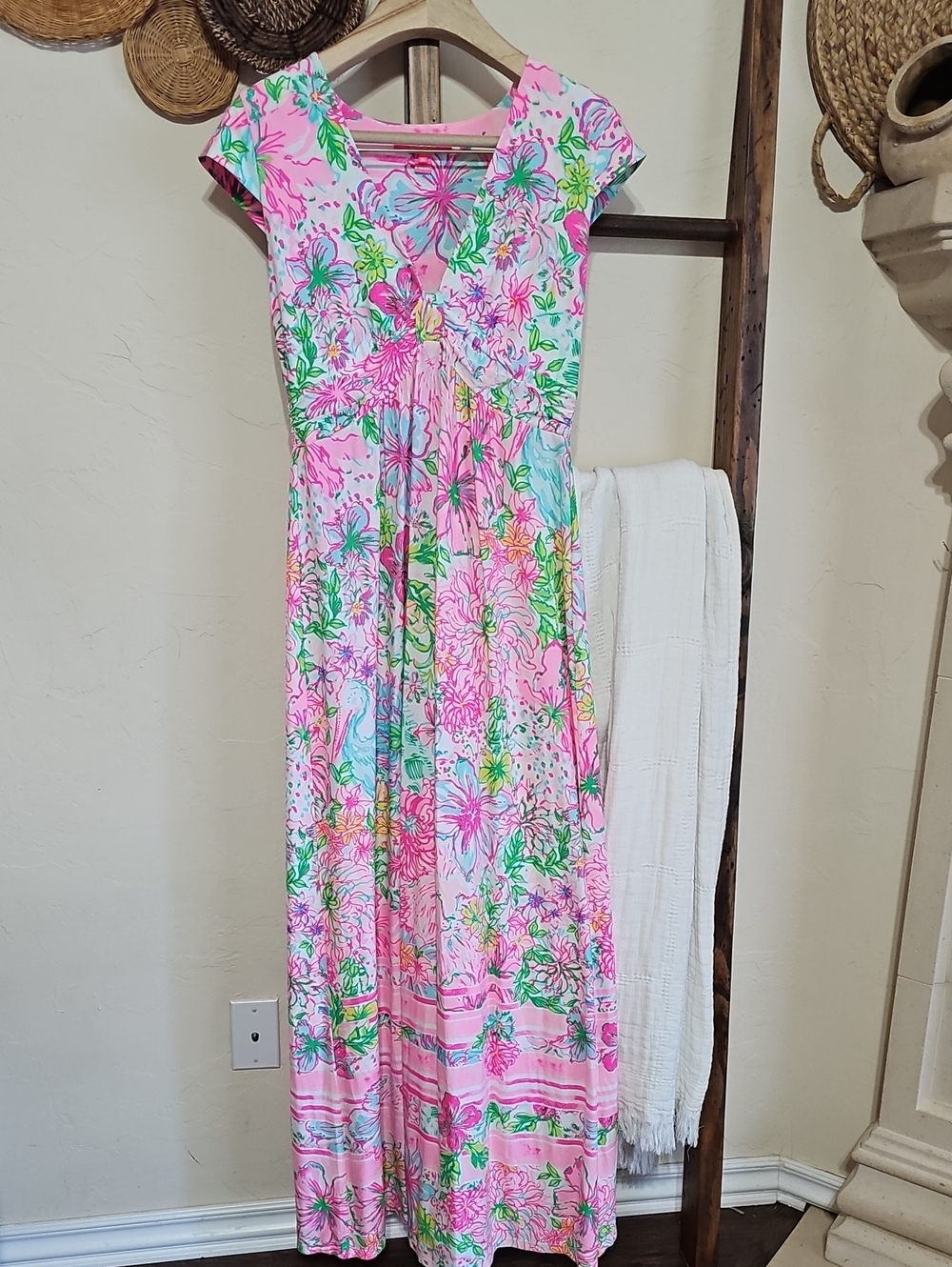 Lilly Pulitzer Breanna Floral Paradise Maxi Dress